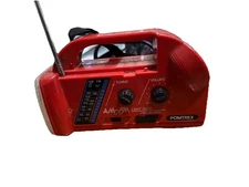Pomtrex Vintage AM/FM Radio With Light And Siren