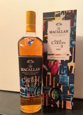 MACALLAN Concept 3: David Carson - bot. 2020 - 40,8 % - Superpreis !!