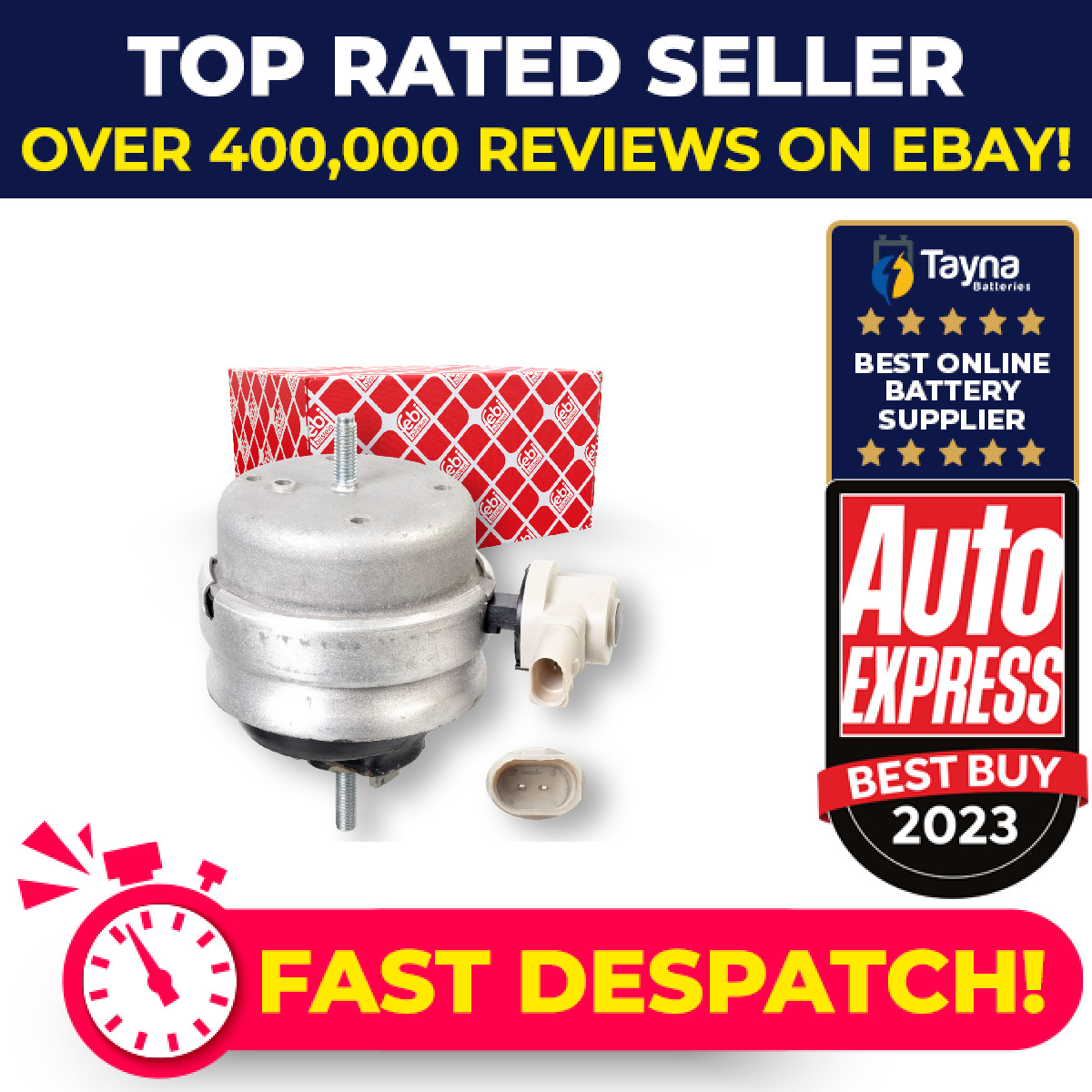 Engine Mount fits AUDI A4 B7 2.0D Left 04 to 09 6-Speed Manual Transmission Febi