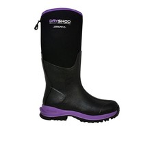 Dryshod Legend Mxt Hi 17 Inch Waterproof Round Toe Work Womens Black Purple Wo Dryshod Legend Mxt Hi 17 Inch Waterproof Round Toe Work Womens Black Purple Wo
