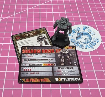 BattleTech Shadow Hawk IIC Mech - Clan Cavalry Star - New!