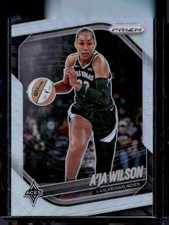 2025 Panini Prizm WNBA #76 A’ja Wilson Silver Prizms