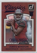 2015 Panini Donruss Classics Press Proof Purple 82/199 Jameis Winston #255 0u3