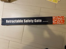 SPACEANY Baby Gate i5 Basic 45" Cream Retractable Safety Gate New in Box