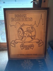 Bronx Bomber New York Yankees Sign Vintage Style Sign