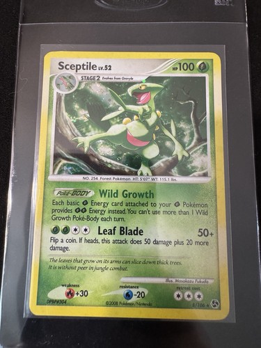 Sceptile Holo Rare Pokémon Card 2008 Great Encounters TCG 8/106 NM
