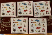 IN-N-OUT BURGER STICKERS SET OF TWO 13 STICKERS EACH SHEET JULY 2025 BUY 5 GET 6