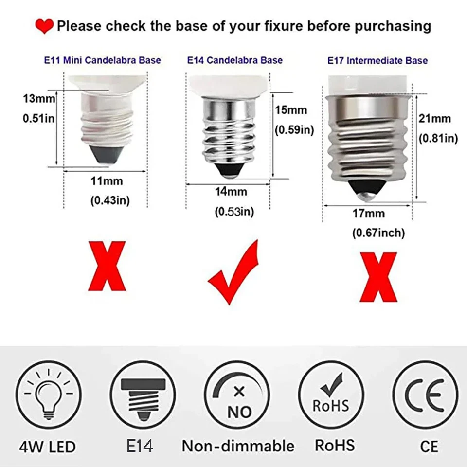 E14 Led Bulb Lamp Mini Light Ac220v 7w-18w Cool Warm White Corn Replace Halogen - Image 4 of 4