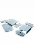 4 x Corner sofa Wall Headboard interlocking Connecting Connector Clips Brackets 