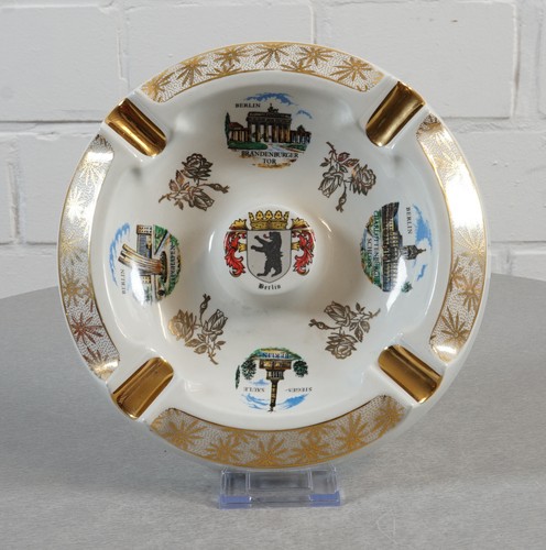 Cenicero de porcelana Schedel cenicero cenicero de mesa principal de Berlín - Imagen 2 de 5