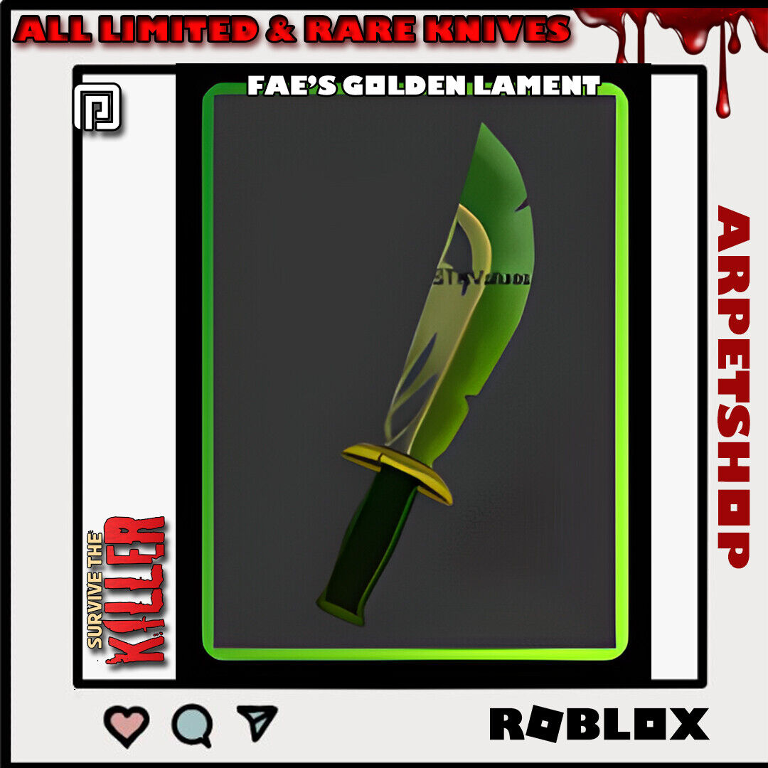 Roblox Survive The Killer (STK) Knives, Killers UPDATED Cheap and