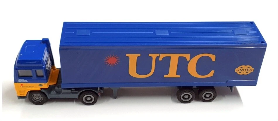 Corgi 1/64 Scale 98102 - Volvo Container Trailer Truck UTC - Blue - Image 4 of 4