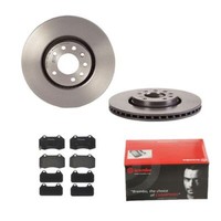 Brembo Bremsscheiben Ø308MM + BremsbelÄGe Vorne FÜR Corsavan MK IV (E) Opel