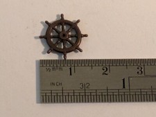 Ship Model Fittings Parts 8 spoke 14mm Bronze...