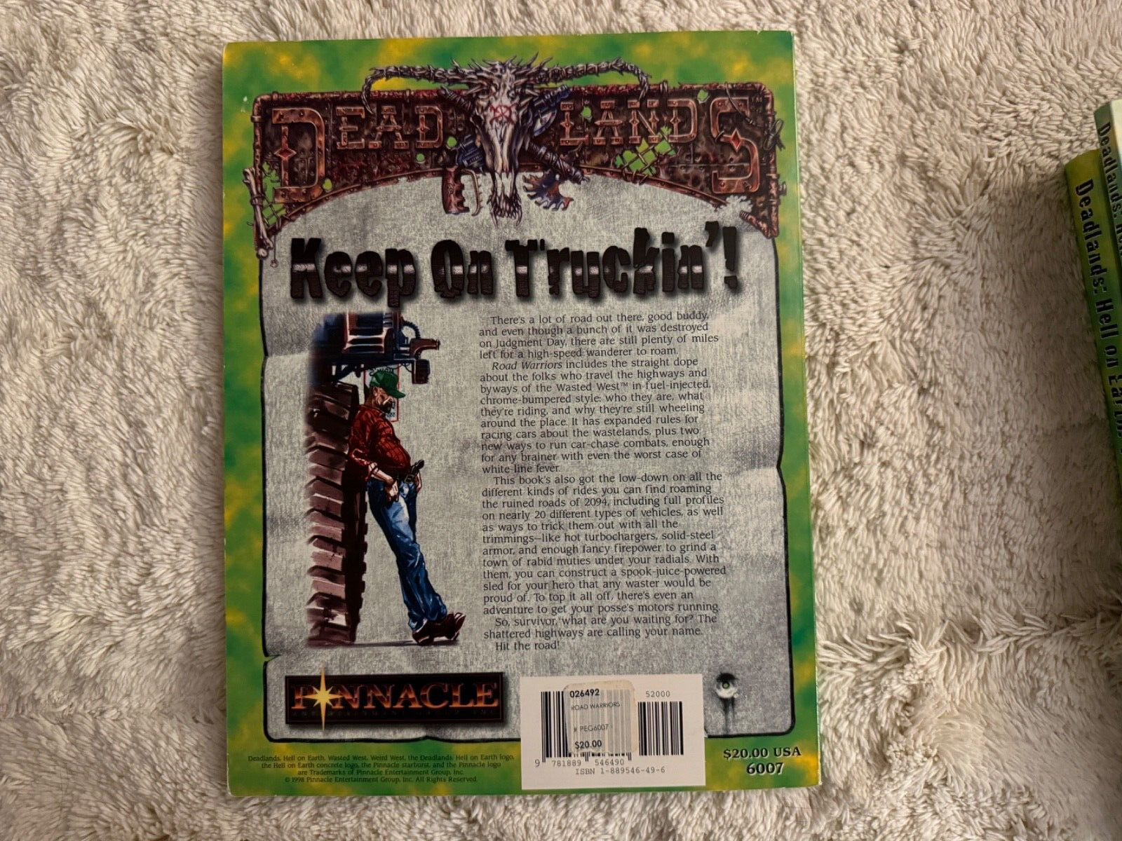 DEADLANDS HELL ON EARTH ROAD WARRIORS 6007 SOFTCOVER BOOK Falak