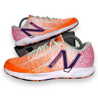 New Balance Fuelcell 996v4 Hard Court White Orange Pink Women's 