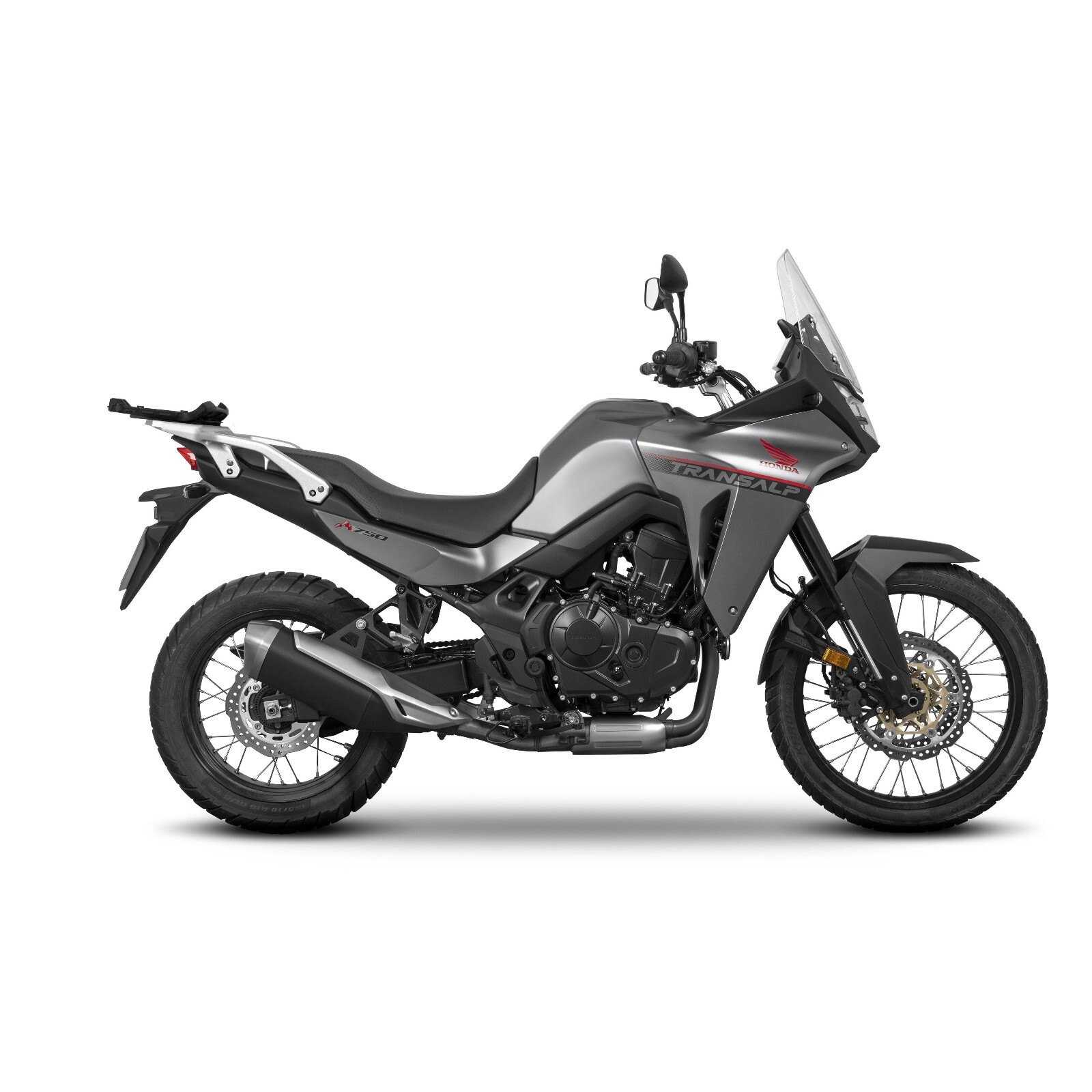 Support top case SHAD Transalp 750 élimine les vibrations de bagagerie moto 2023