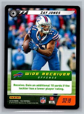 Zay Jones 2019 NFL Five S12-19 Football NFL Card TCG CCG Game Buffalo Bills WR