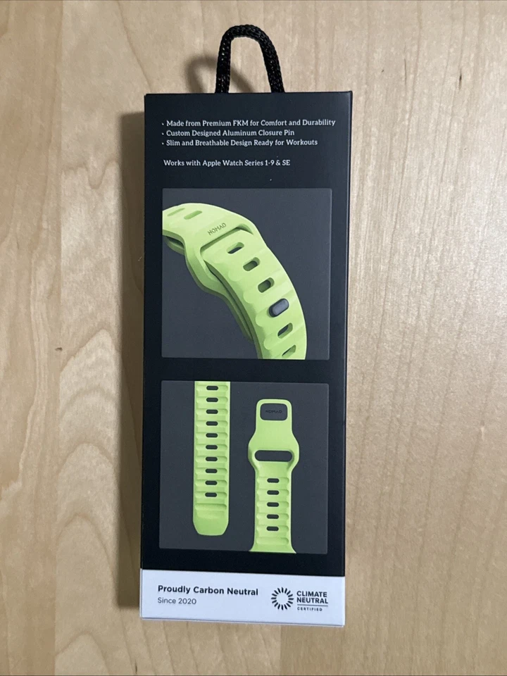 EDICIÓN LIMITADA RARO Nuevo Nomad Apple Watch Correa Deportiva Brillo 2.0 40/41mm AGOTADO Foto 2 de 4