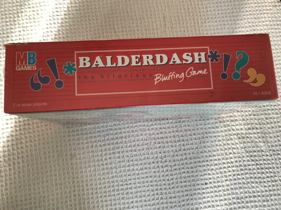 Balderdash - Board Game - MB Games / Hasbro 1992 new sealed - Image 2 of 4