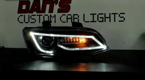 Black Car & Truck Headlight Assemblies Housings with Projector