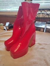 Simi Red 6" Platforms Size 7