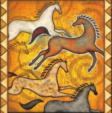 Ceramic Backsplash Tile Mural Horse Animal Kitchen/Bathroom - Southwest Horse 6