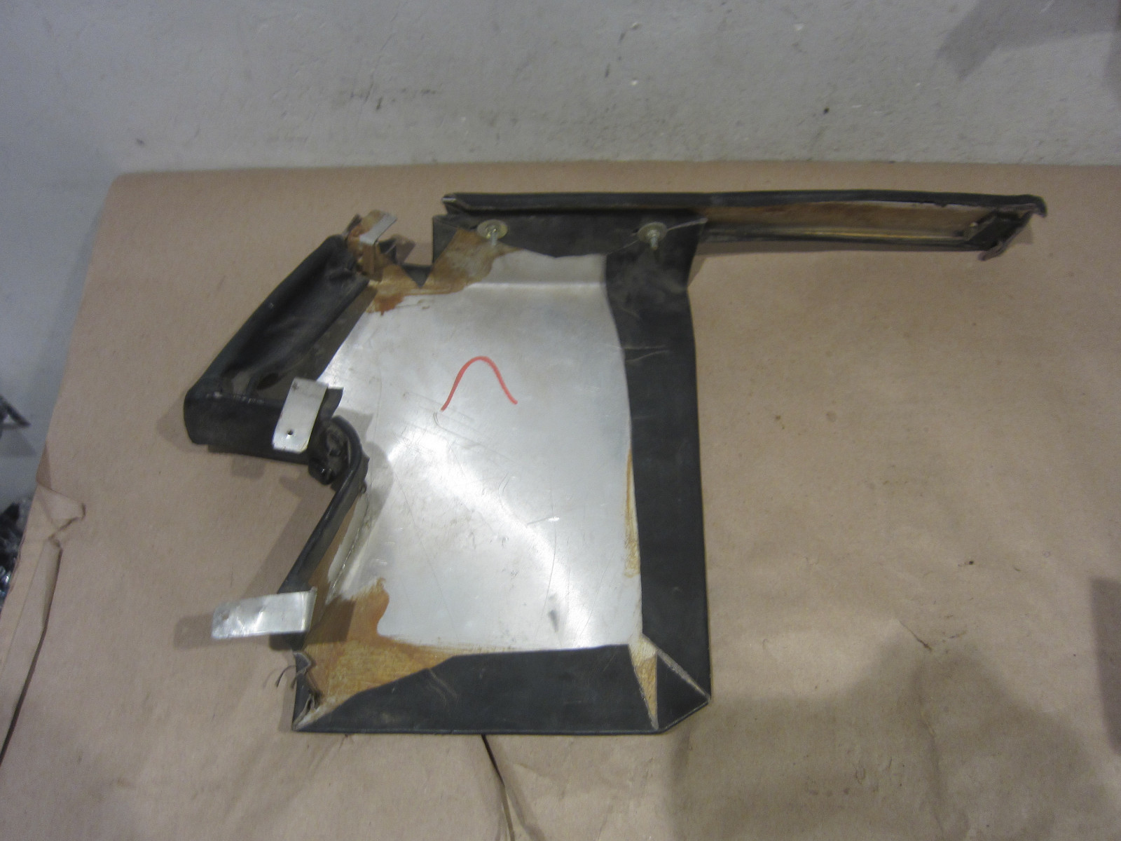 Ferrari 512 - LH Left Rear Side Panel Seat-Belt Trim - P/N 63240000