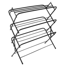 Zenree 4-Tier Foldable Metal Shoe Rack Shelf, Matte Black