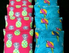PARROT TROPICAL PINEAPPLE MARGARITA 8 ACA regulation Cornhole bags