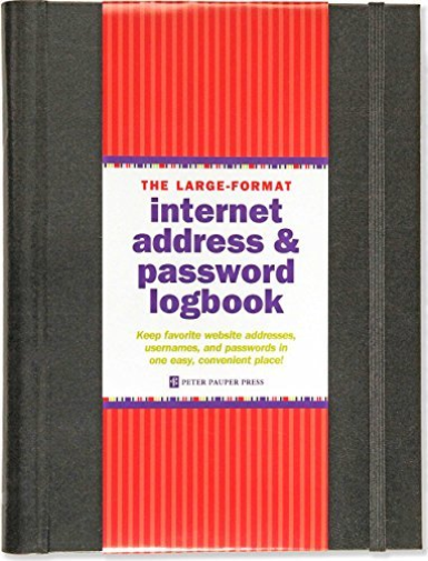 Peter Pauper Press (Cor) Internet Log Bk Large Black BOOK NUOVO