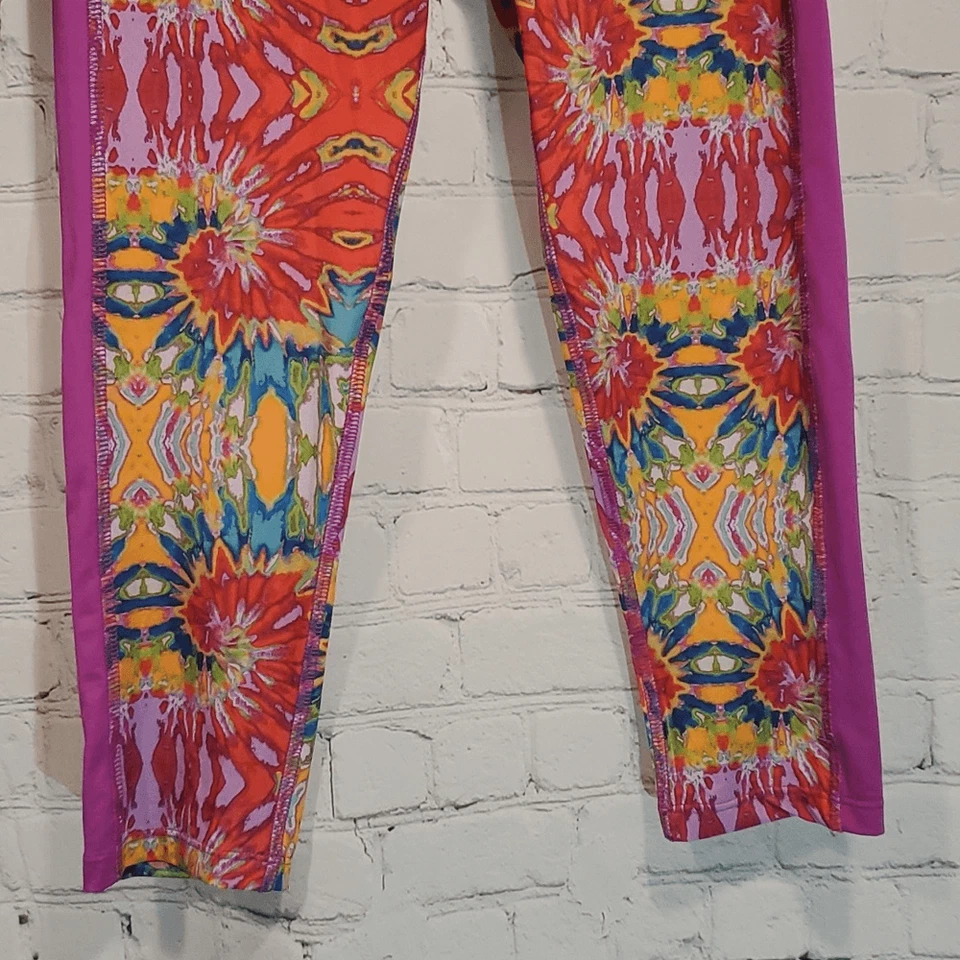 Leggings recortados multicolores Puma para niña nuevos con etiquetas Foto 3 de 4