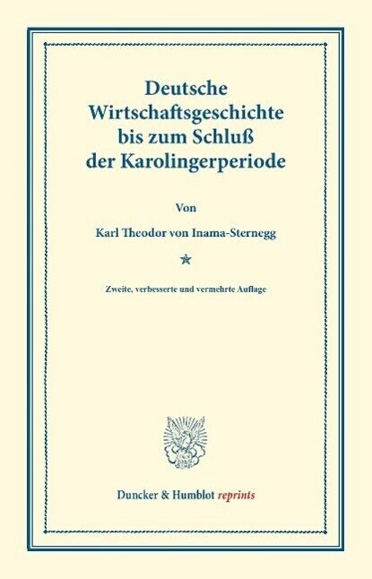 Thumbnail - Deutsche Wirtschaftsgeschichte. | Buch | 9783428165179