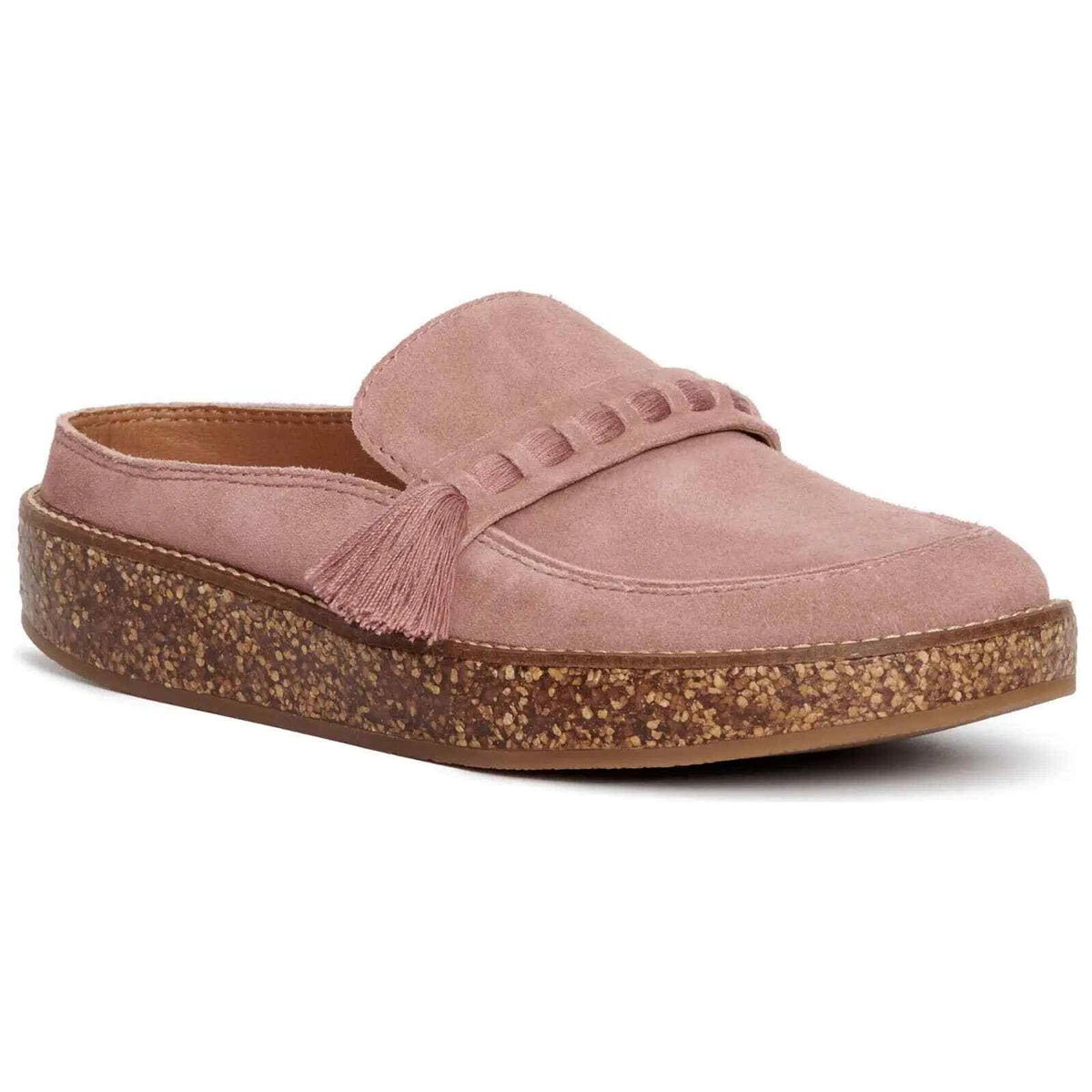 Lucky Brand Women Moccasin Toe Slip On Mule Flats Taniae Size US