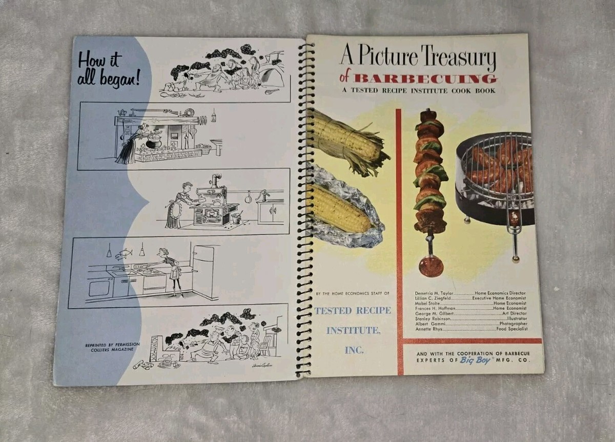 50's バーベキューブック BARBECUE BOOK 本 洋書 ヴィンテージ Vintage Big Boy Barbecue Book Cookbook 1957 1950s Recipes
