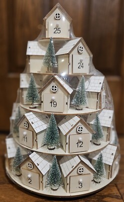 Hobby Lobby Light Up Rotating Advent Calendar Houses TikTok NEW! Quick  Ship! | eBay