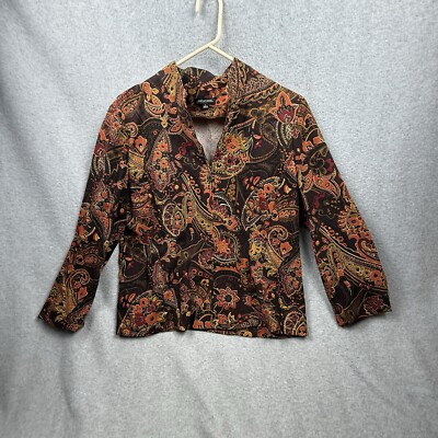 Notations Jacket Woman s Large Brown 