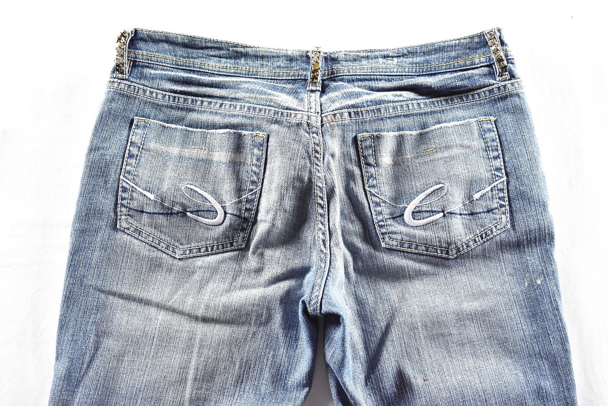 EDC by Esprit Jeans Womens Size 40 Blue Med Wash Denim Low-Rise