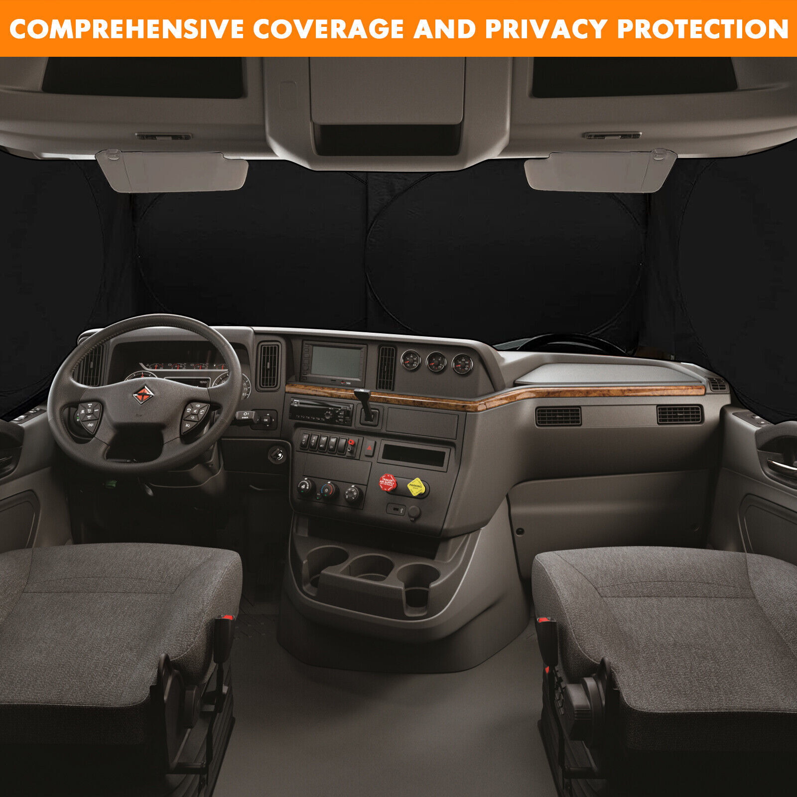 4-Side Van Bus Car Lorry RV Sunshade Windscreen Sun Shade Blinds Heat Reflective