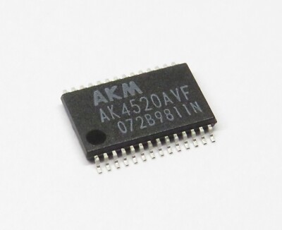 AK4520AVF 100dB 20Bit Stereo  Σ ADC & DAC VSOP28, AKM