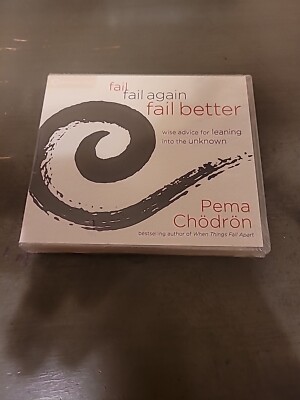 Pema Chodrun Fail Fail Again Fail Better: Wise Advice... 2CDs Audiobook NEW