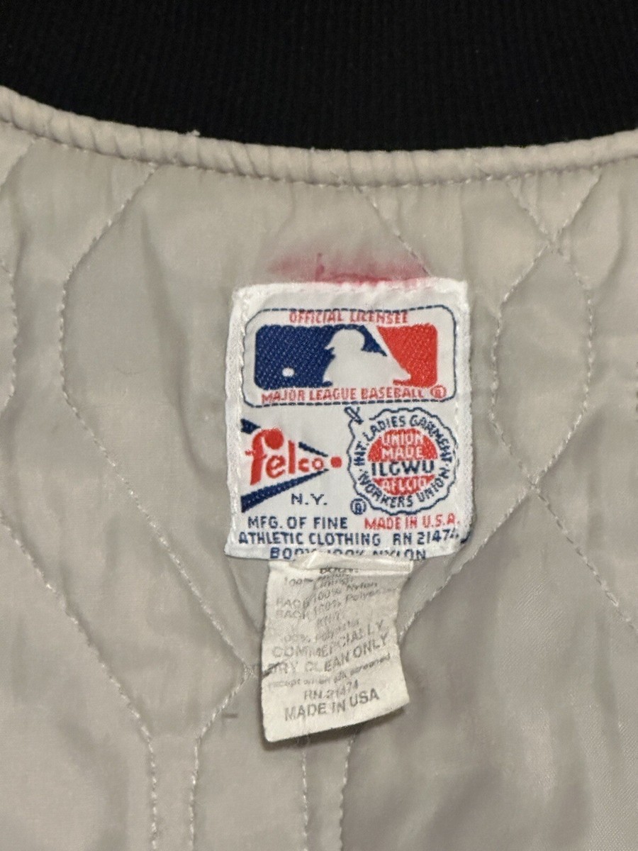 Vintage Felco San Francisco Giants Grey Satin Bomber Jacket Vintage Felco San Francisco Giants Grey Satin Bomber Jacket