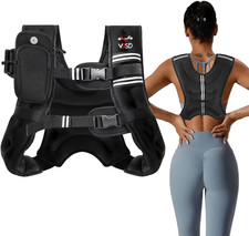 Adjustable Weighted Vest for Men  Women - 6Lb to 30Lb for Training  Fitness