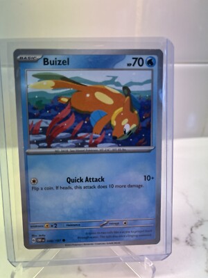 1x Buizel (#048/197) - Reverse Holofoil NM Eng Pokemon - Obsidian Flames