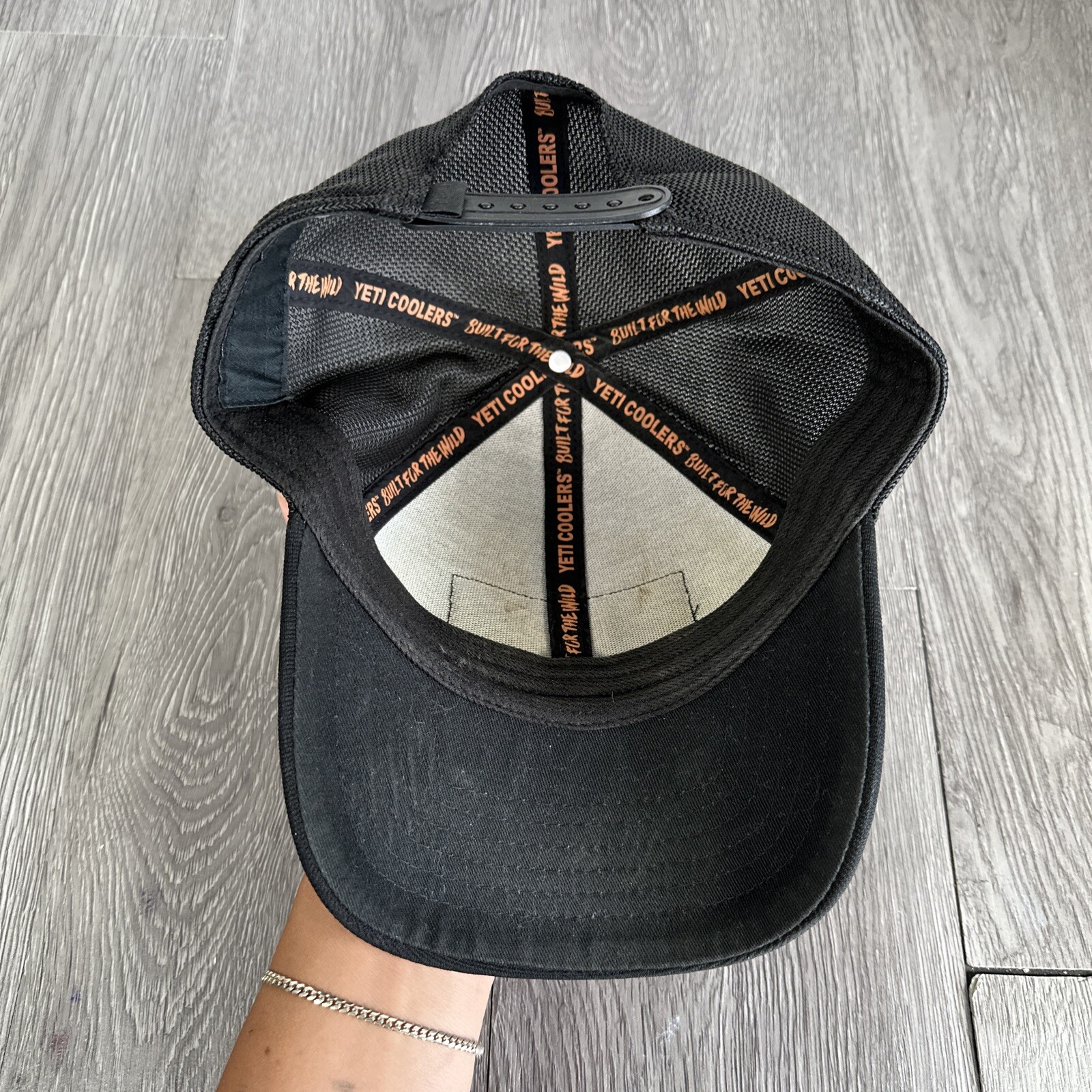 Yeti Logo Trucker Hat Patch Adjustable Snapback O… - image 6