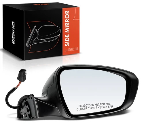 Right Black Heated Power Folding Mirror w/ Signal Light for Kia Forte 2014-2016