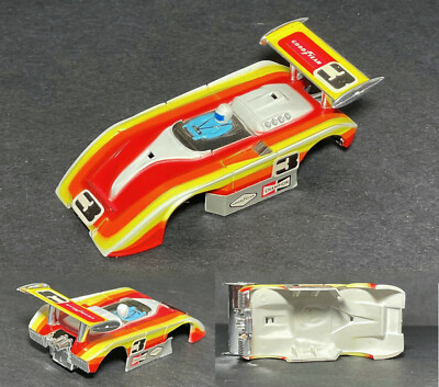 1 1979 Aurora AFX G-Plus SHADOW Can-Am IMSA W/Y/O/R HO Slot Car BODY ONLY #1744