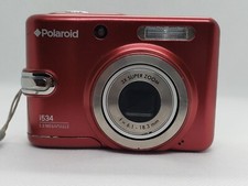 Polaroid I534 5.0MP Digital Camera - red Collectable Vintage Rare untested parts