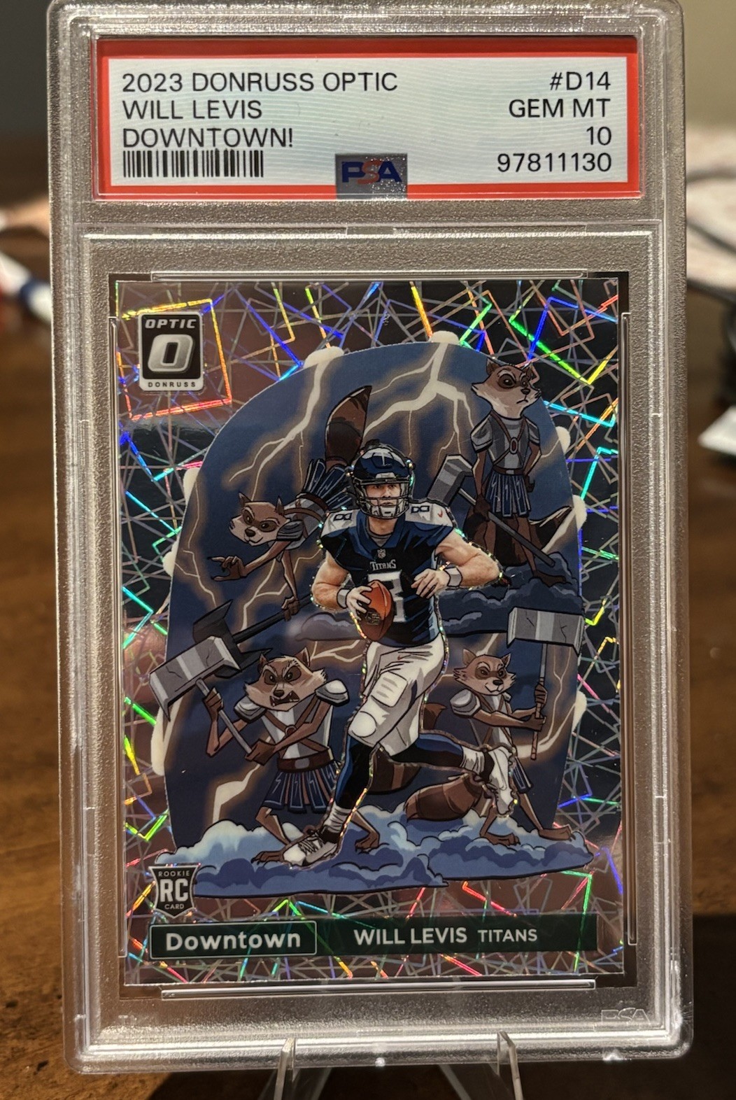 Will Levis Panini Donruss Optic Downtown! #D14 Base