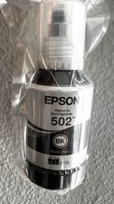 Epson 502 EcoTank Ink Black Ultra High Capacity Bottle 127 ml Genuine Sealed 